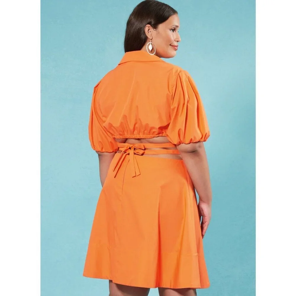 McCalls Sewing Pattern M8362 R11717 Dress‎ Plus Size Woman 20W-28W
